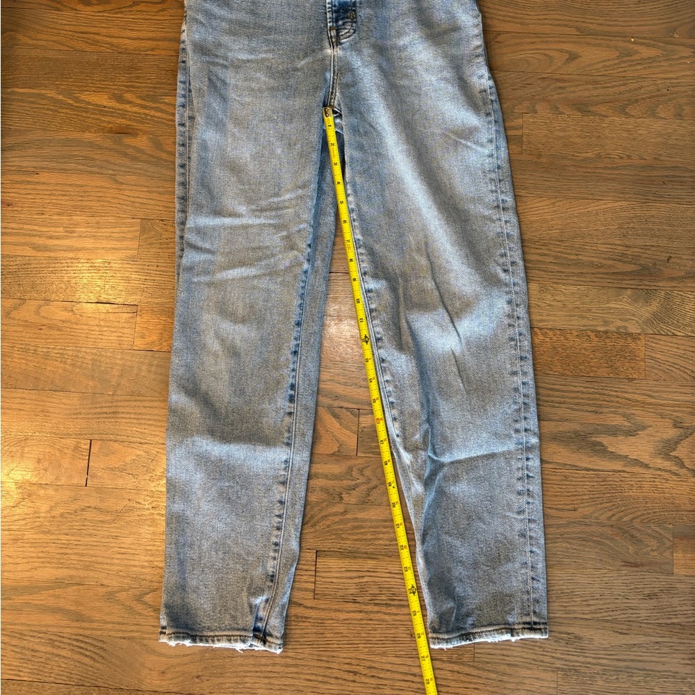 Madewell The Perfect Vintage Straight Crop Jean in Montville Sz 26 - Picture 6 of 9